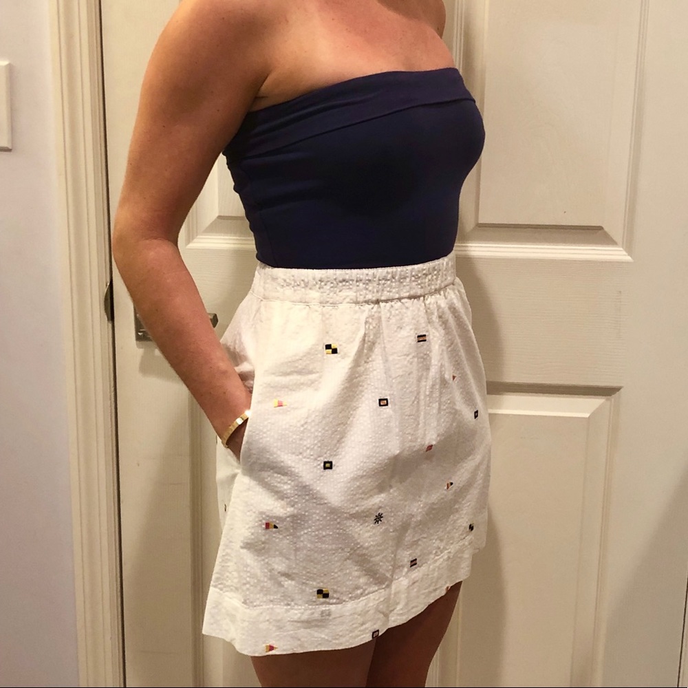 LILLY PULITZER Nautical Strapless Dress